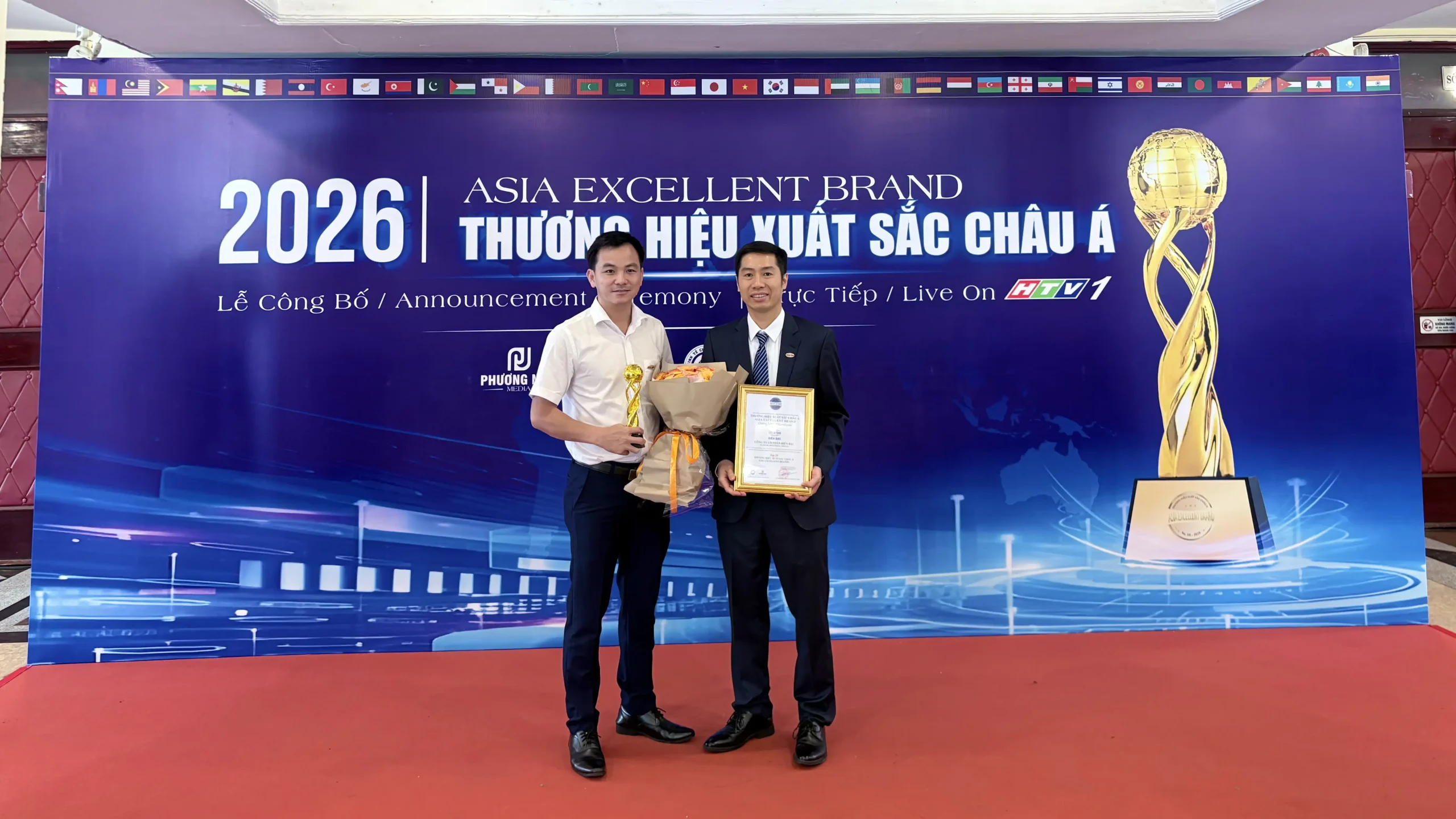 Biển Bạc vinh dự nhận giải thưởng TOP 10 Thương hiệu Xuất sắc Châu Á 2026