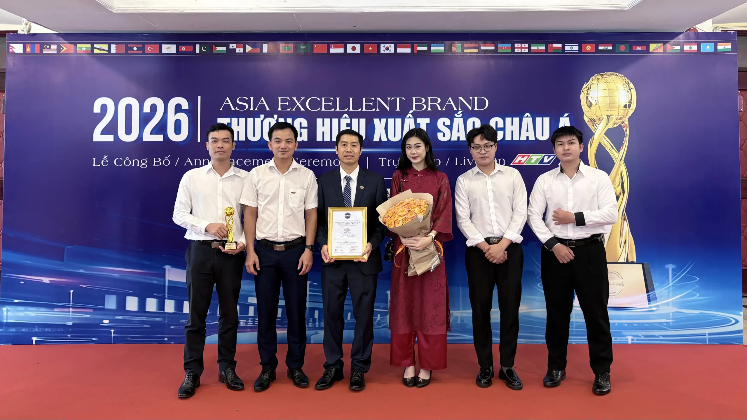 Biển Bạc vinh dự nhận giải thưởng TOP 10 Thương hiệu Xuất sắc Châu Á 2026